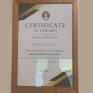 Certificate Massage Thyiotherapiy
